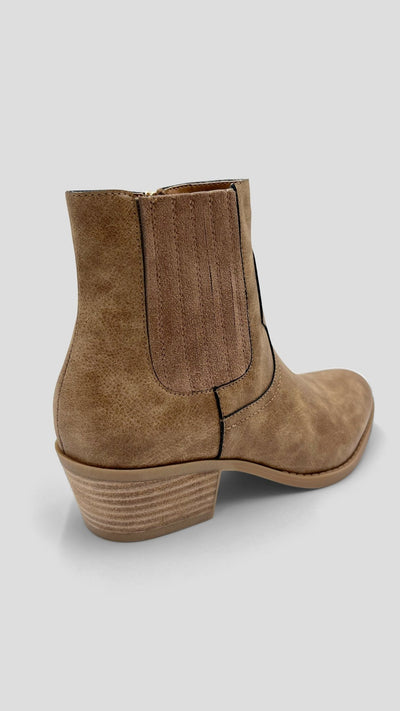 Julz Sage Boot - Tan - Shopzetu