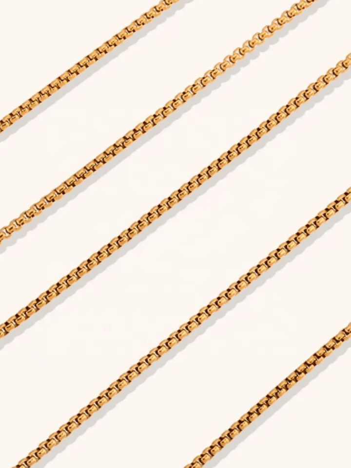Her Essence Helios Unisex Necklace - Gold - Shopzetu