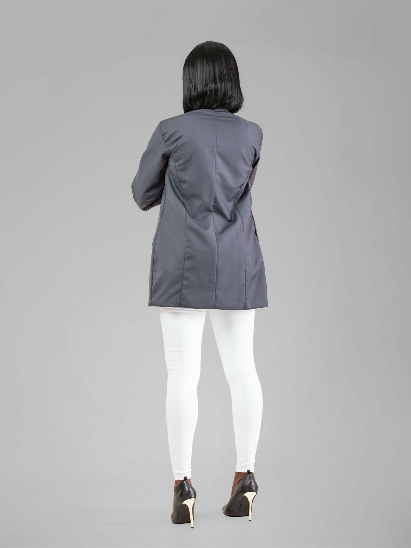 Da’Joy Fashions Ke Horus Coat - Grey - Shopzetu