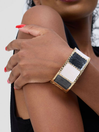 Accessorize With Style Buckle Bracelet - Multicolored - Shopzetu