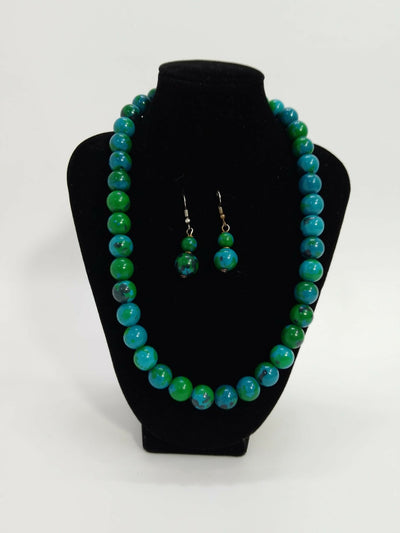 Klewisia Closet Beaded Necklace - Green - Shopzetu