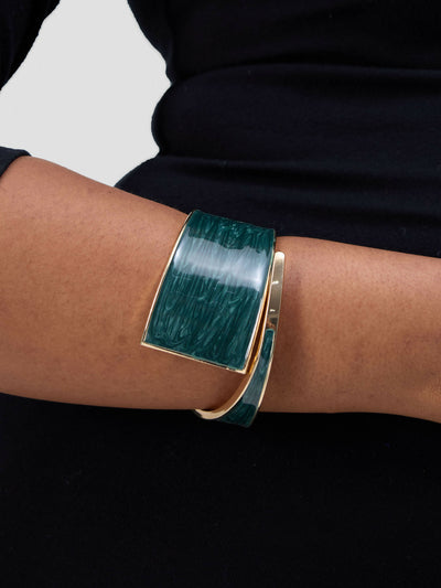 Accessorize With Style Buckle Bracelet - Dark Blue - Shopzetu