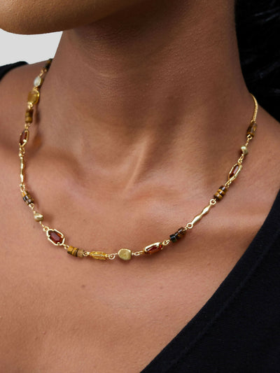 Accessorize With Style Statement Necklace - Multicolored - Shopzetu