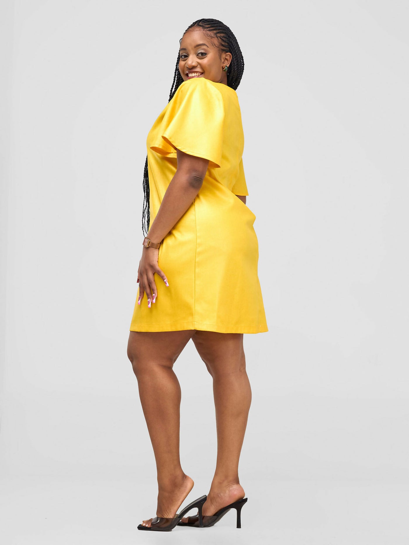 HOT Ninna Shift Dress - Mustard