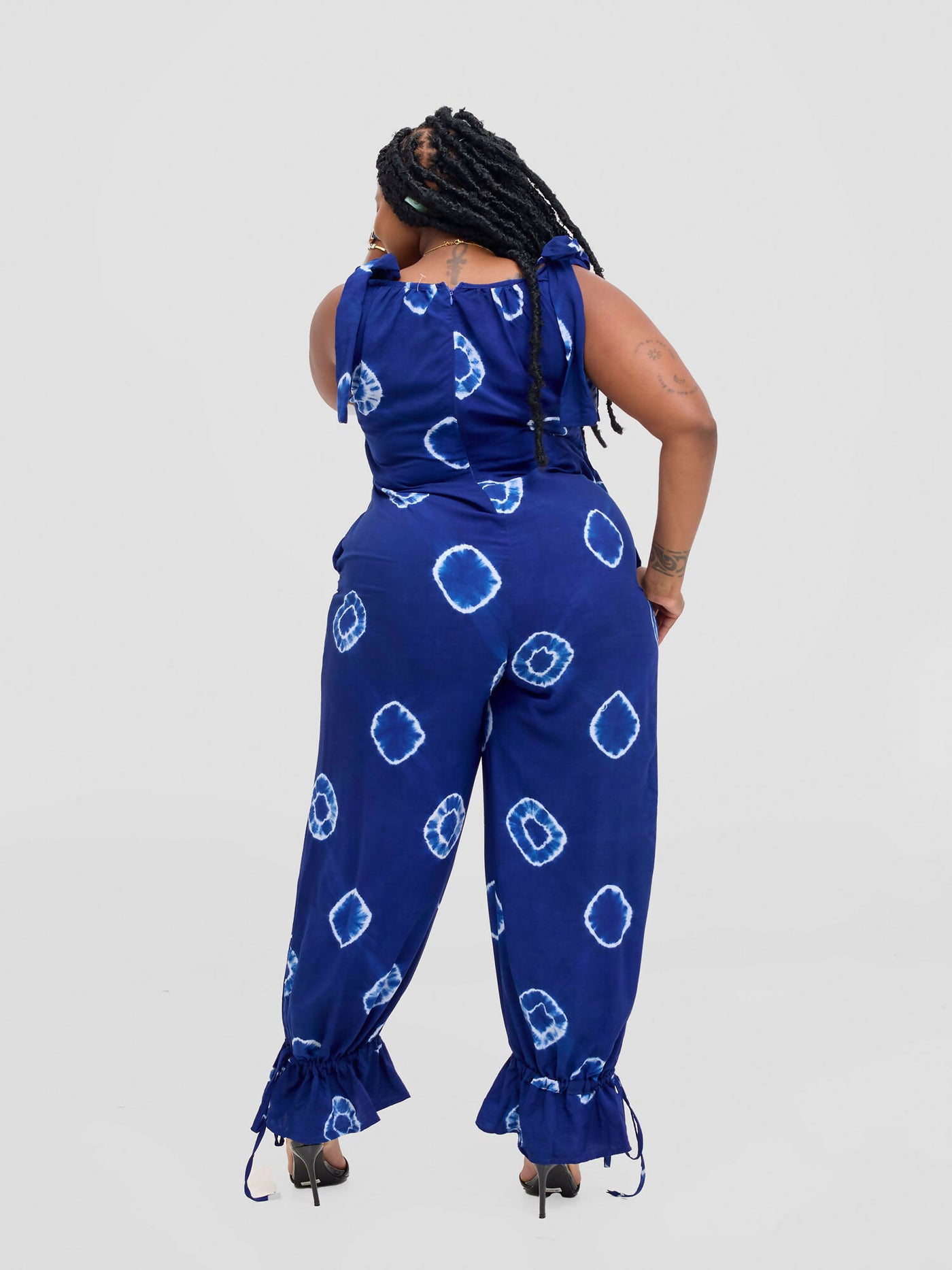Vivid Afrikana Lamu Jumspuit - Blue - Shopzetu