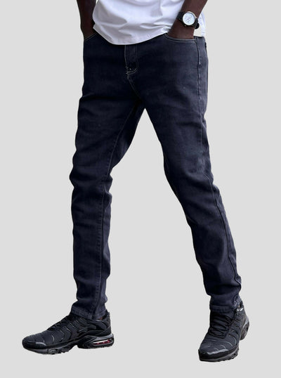 Stylish Brothers Extra Men Slim Fit Denim Jean - Dark Grey - Shopzetu