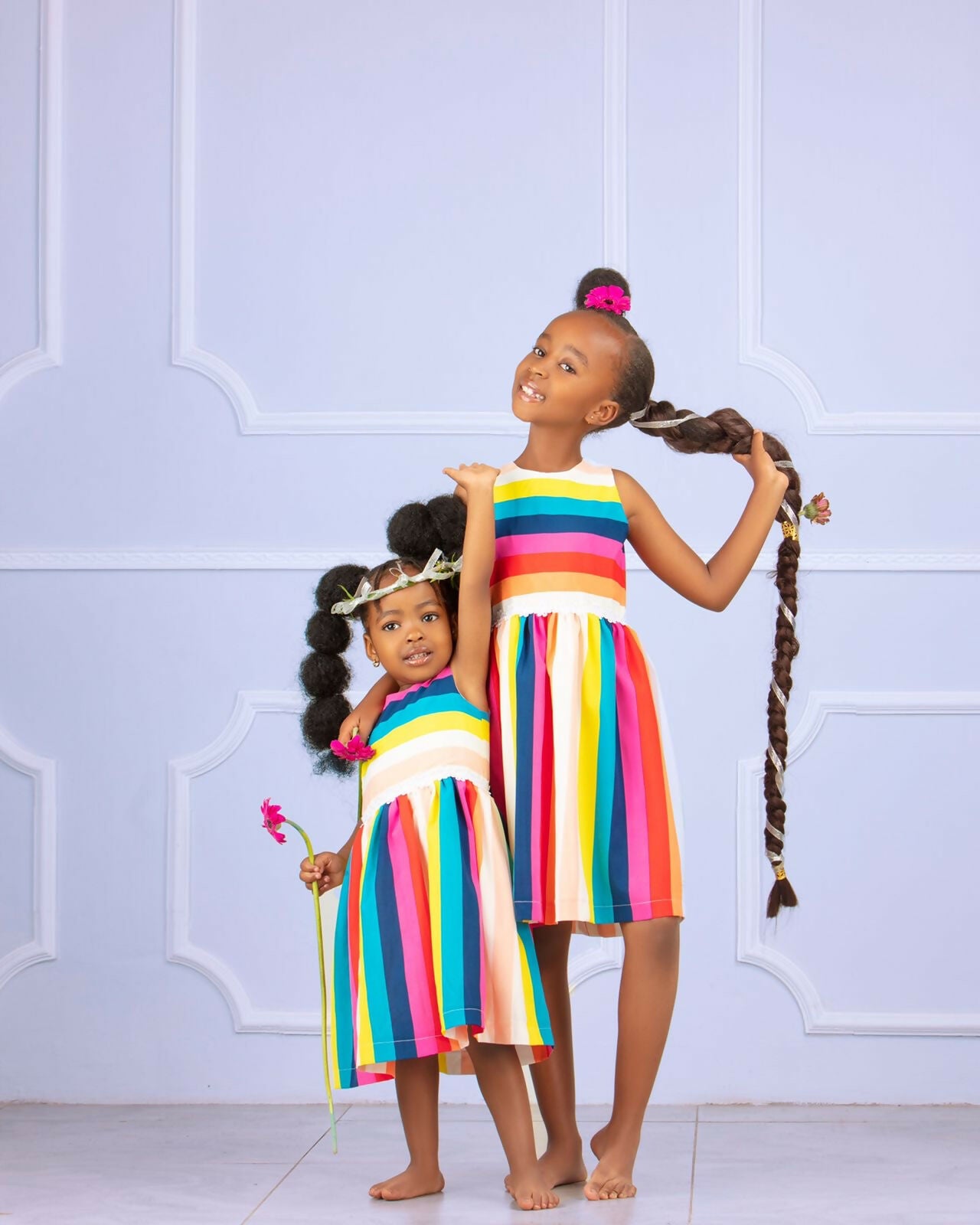 Knk Rainbow Dress - Multicolored