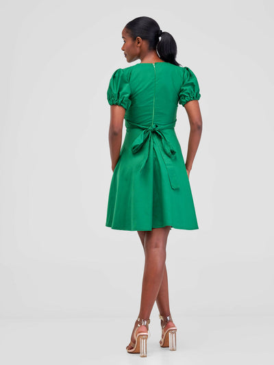 Tribelly Fashions Cinderella Dress - Green - Shopzetu