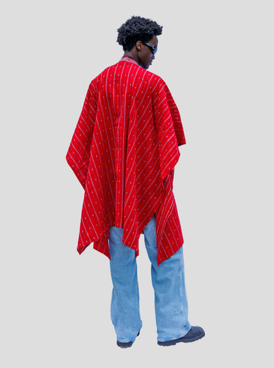 Liquid Lemn Jasiri With Pocket Kimono - Red