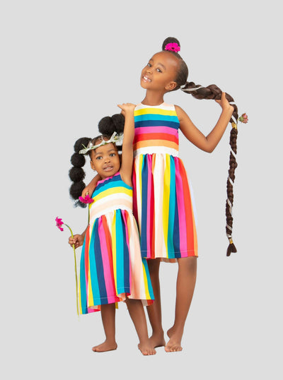 Knk Rainbow Dress - Multicolored