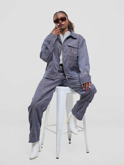 Kalungi Mwendo Jacket - Grey - Shopzetu