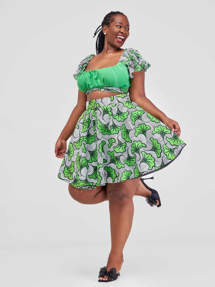 Nefpatra Nia Dress - Green - Shopzetu