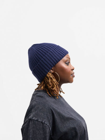 Nairodrip Limited Fisherman's Beanie - Navy Blue - Shopzetu