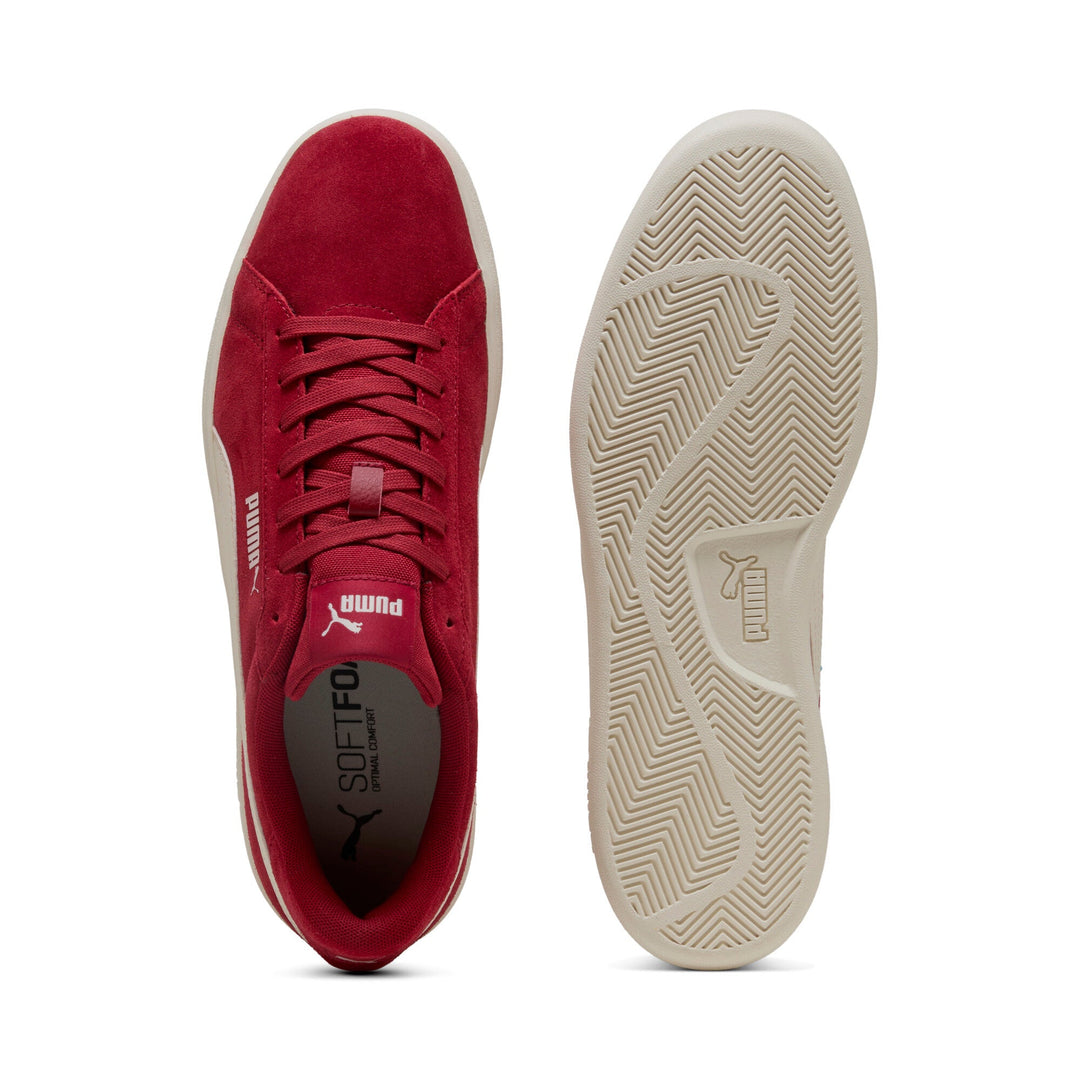 Puma Smash 3.0 Dark Crimson - Warm White