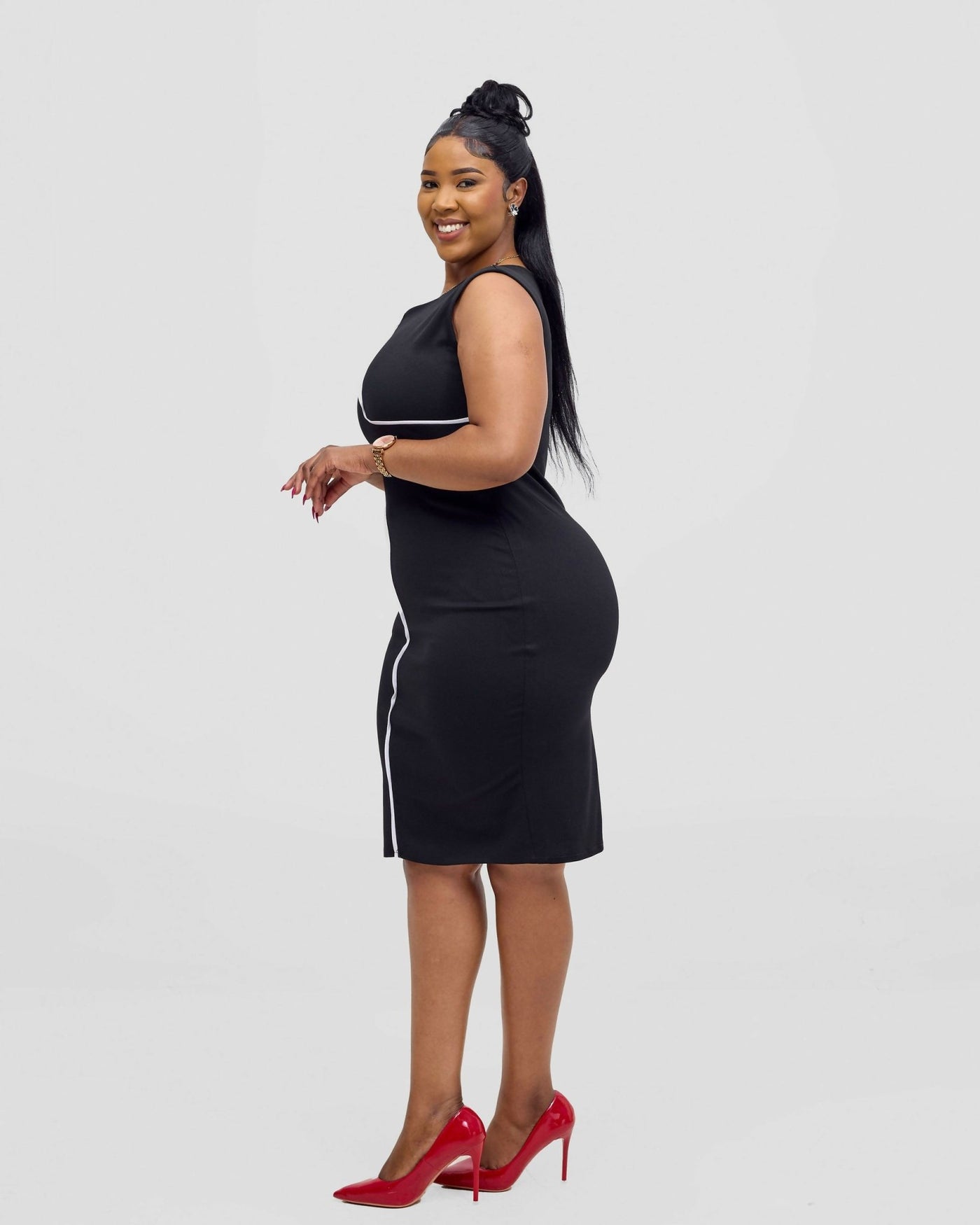 Kakiba Collections Judith Official Dress - Black - Shopzetu