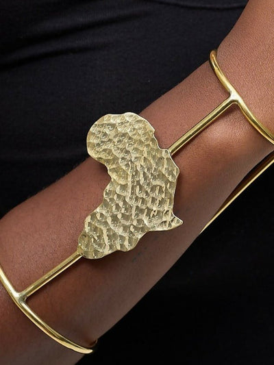 Purely Brass Kamili Bracelet - Brass - Shopzetu
