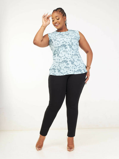 Kakiba Collections Tracy Top - Blue - Shopzetu