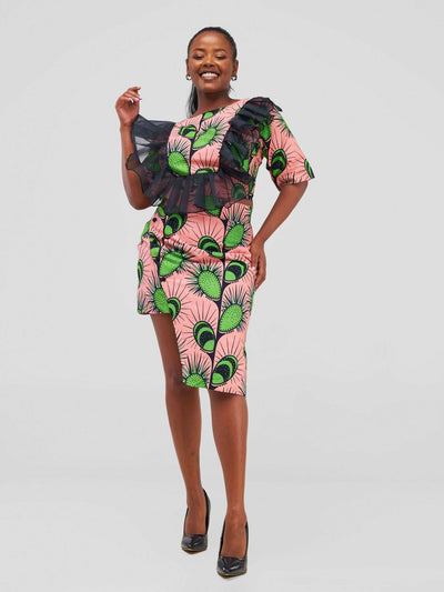 Nefpatra Africa Ade Set Skirt - Pink - Shopzetu