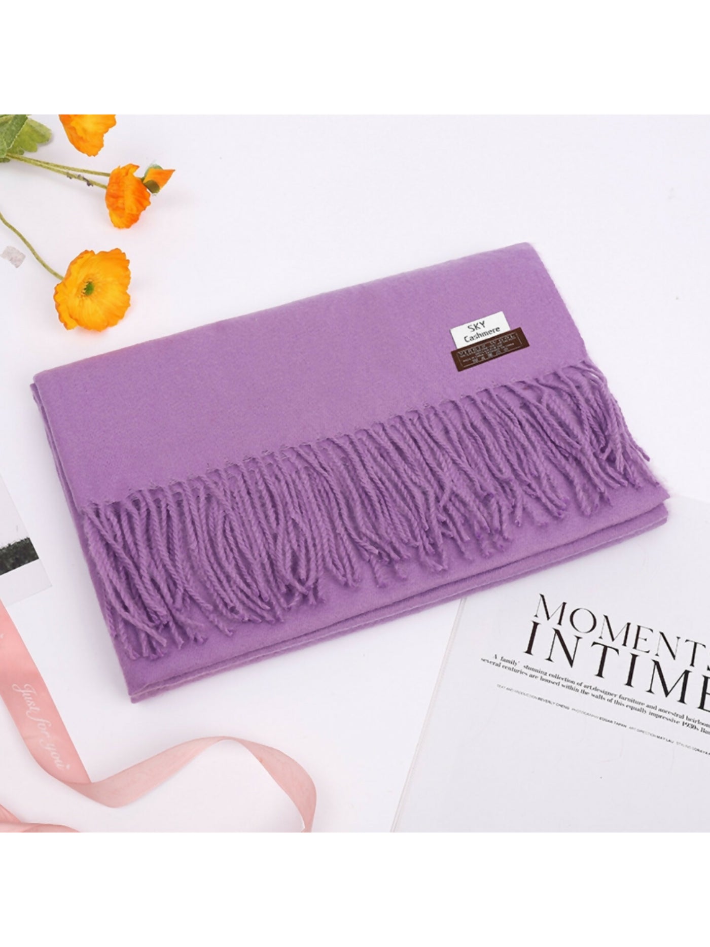 The Fashion Frenzy Scarf - Purple - Shopzetu