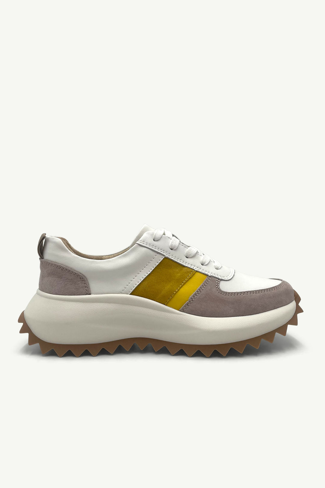 Julz Moon Sneaker - White / Yellow