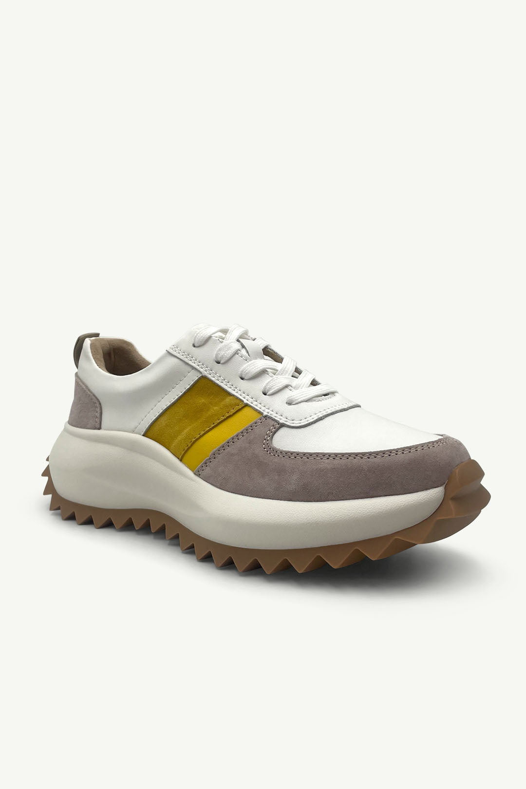Julz Moon Sneaker - White / Yellow