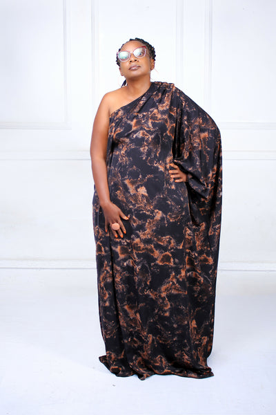 Thick & Fab Fatima Dress - Brown