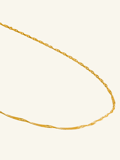 Resal Necklace/Bracelet Set - Gold - Shopzetu
