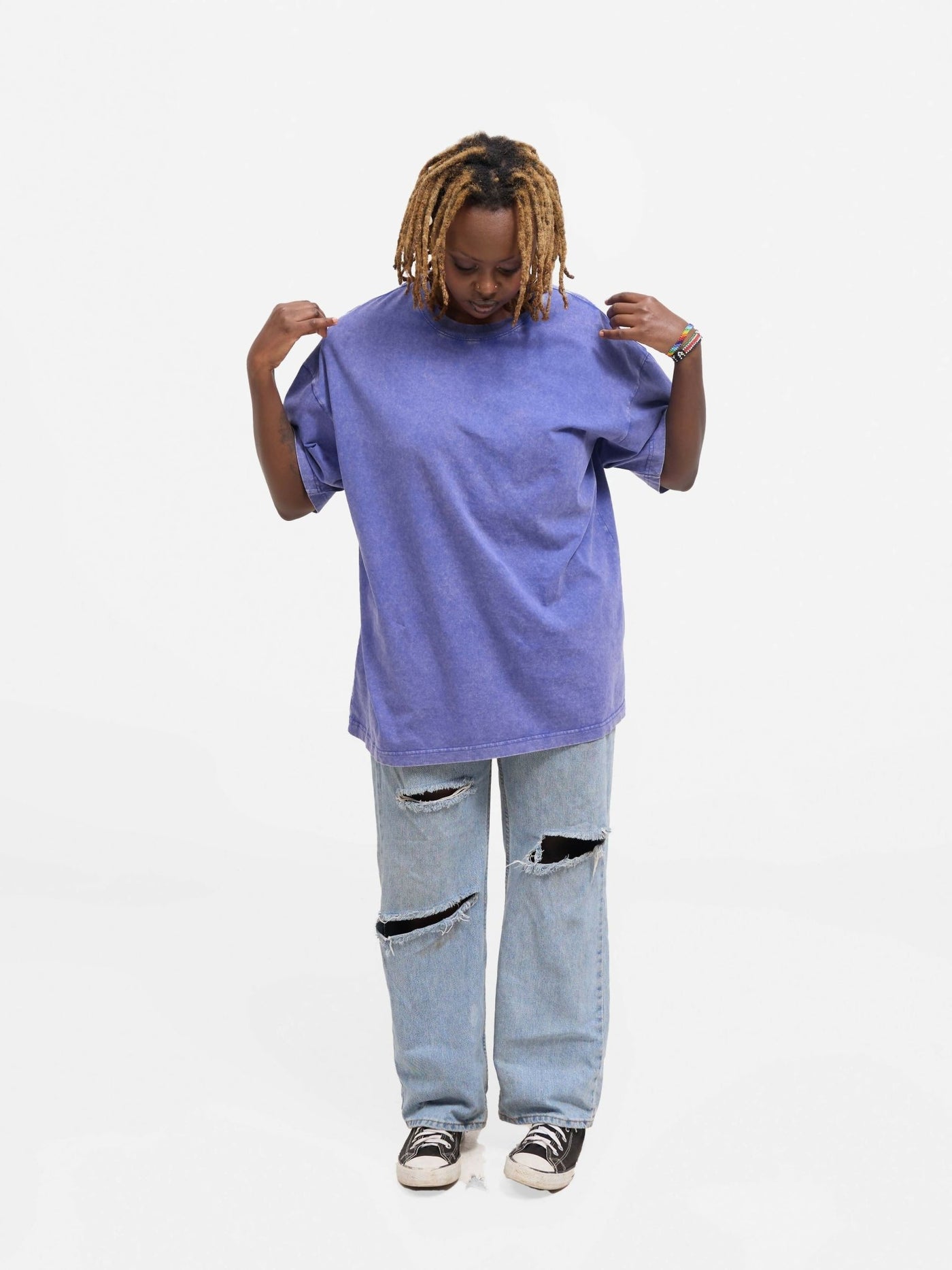 Nairodrip Wash T-shirt - Blue - Shopzetu