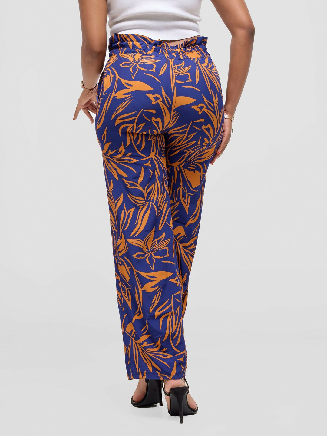 Timyt Urban Wear Savannah Golden Petals Pant - Gold - Shopzetu