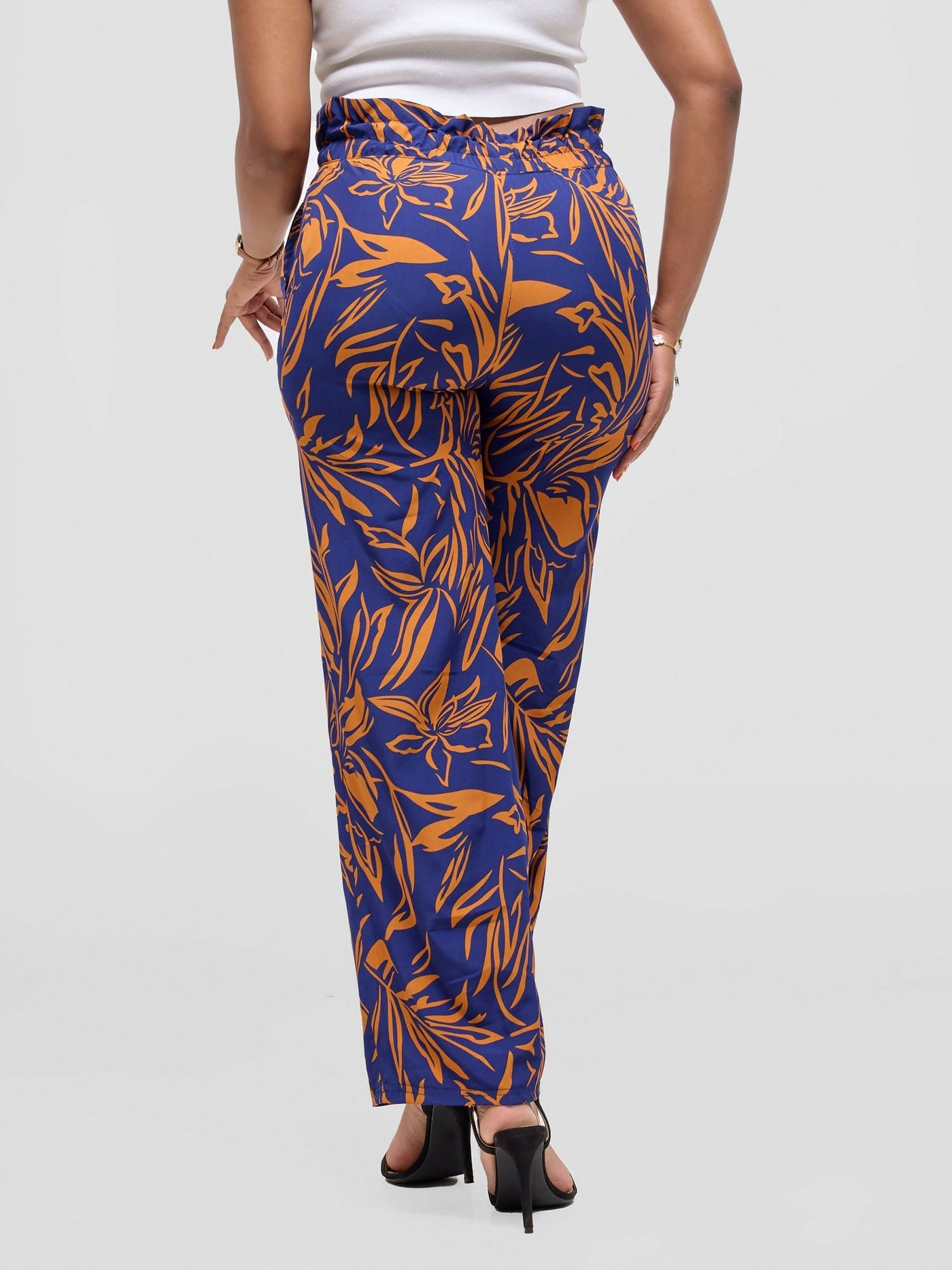 Timyt Urban Wear Savannah Golden Petals Pant - Gold - Shopzetu
