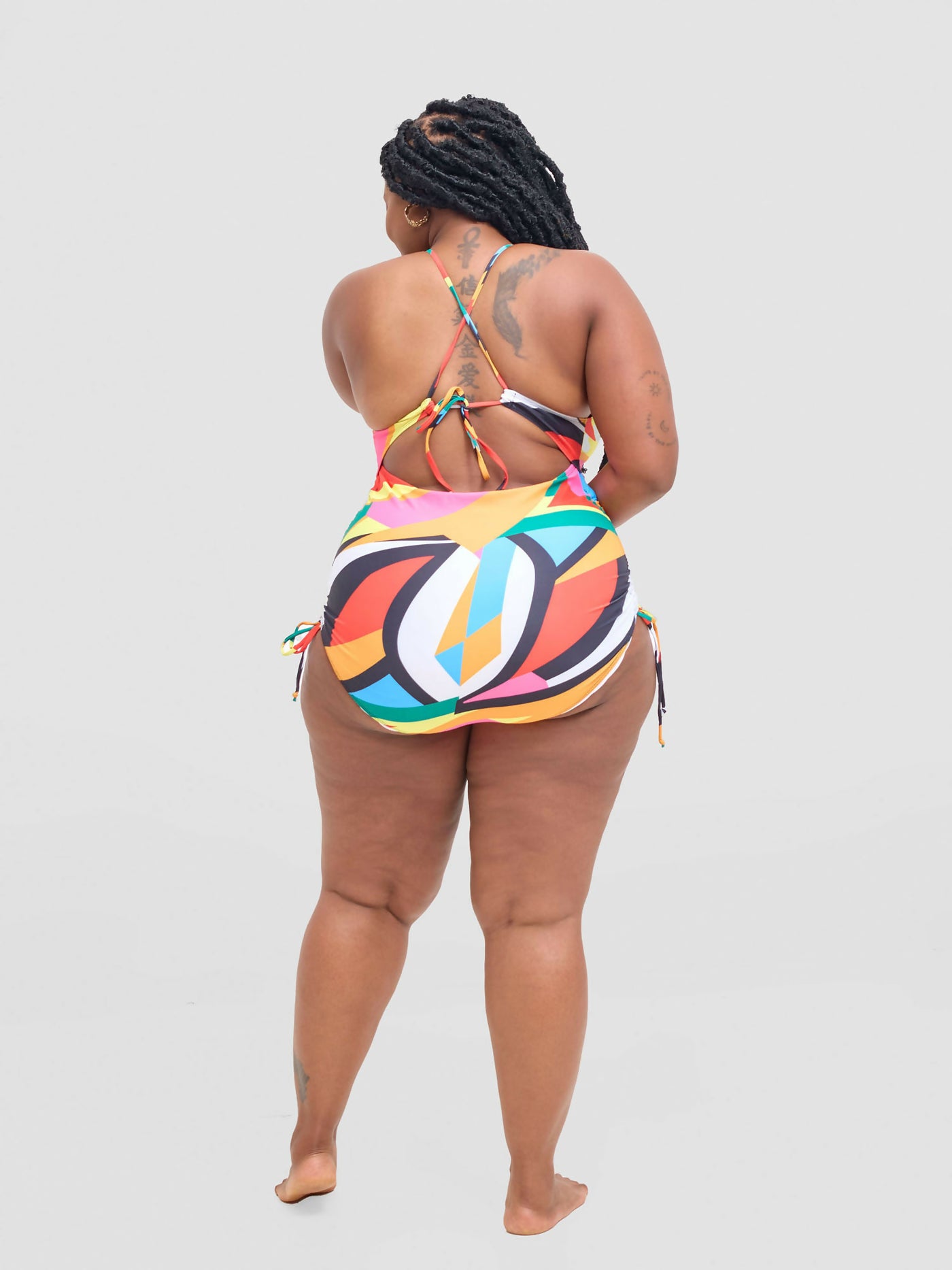 Shells Attic Monokini Swimwear Suit - Multicolored - Shopzetu