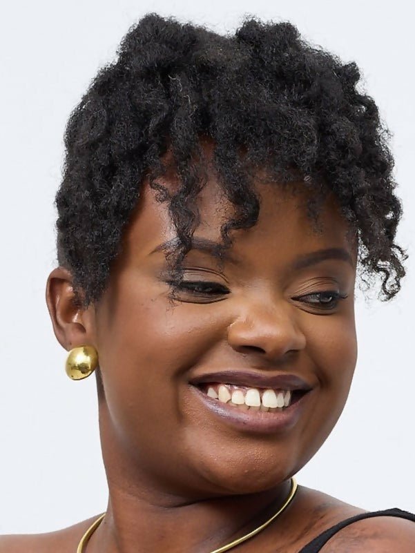 Purely Brass Taraji Earring - Brass - Shopzetu