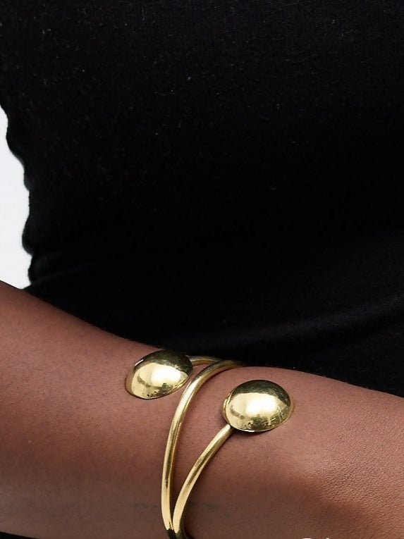 Purely Brass Taraji Bracelet - Brass - Shopzetu