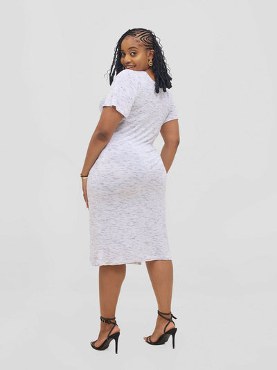 Gravio Fashions Hodari Dress - White - Shopzetu
