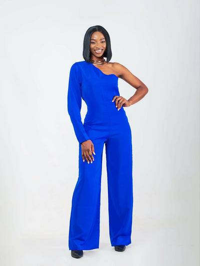 Da’Joy Fashions Ke Izar Jumpsuit - Royal Blue - Shopzetu