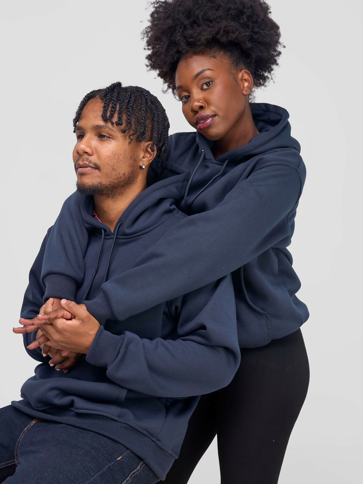 Unisex Premium Hoodie - Navy Blue