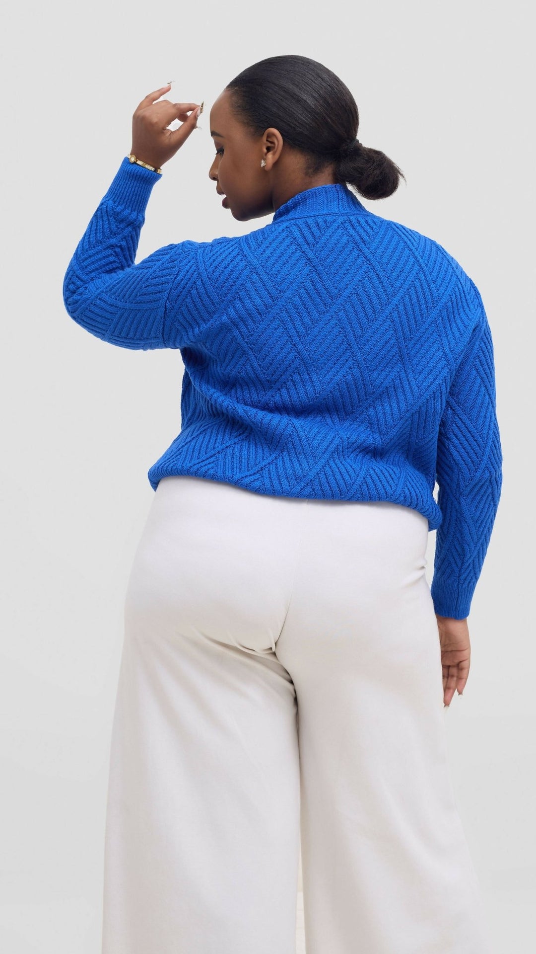 Fashion Frenzy Button Cardigan Sweater - Blue - Shopzetu