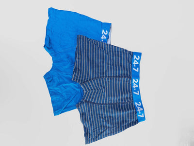 2Pk Men's Boxer Short - Blue - Shopzetu