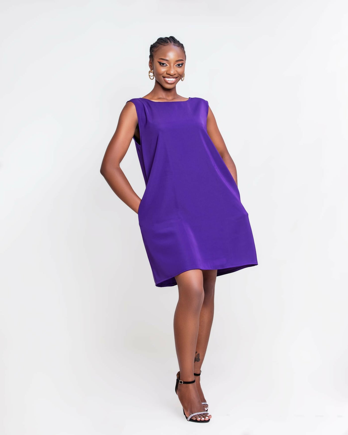 Da’Joy Fashions Swift Dress - Purple - Shopzetu