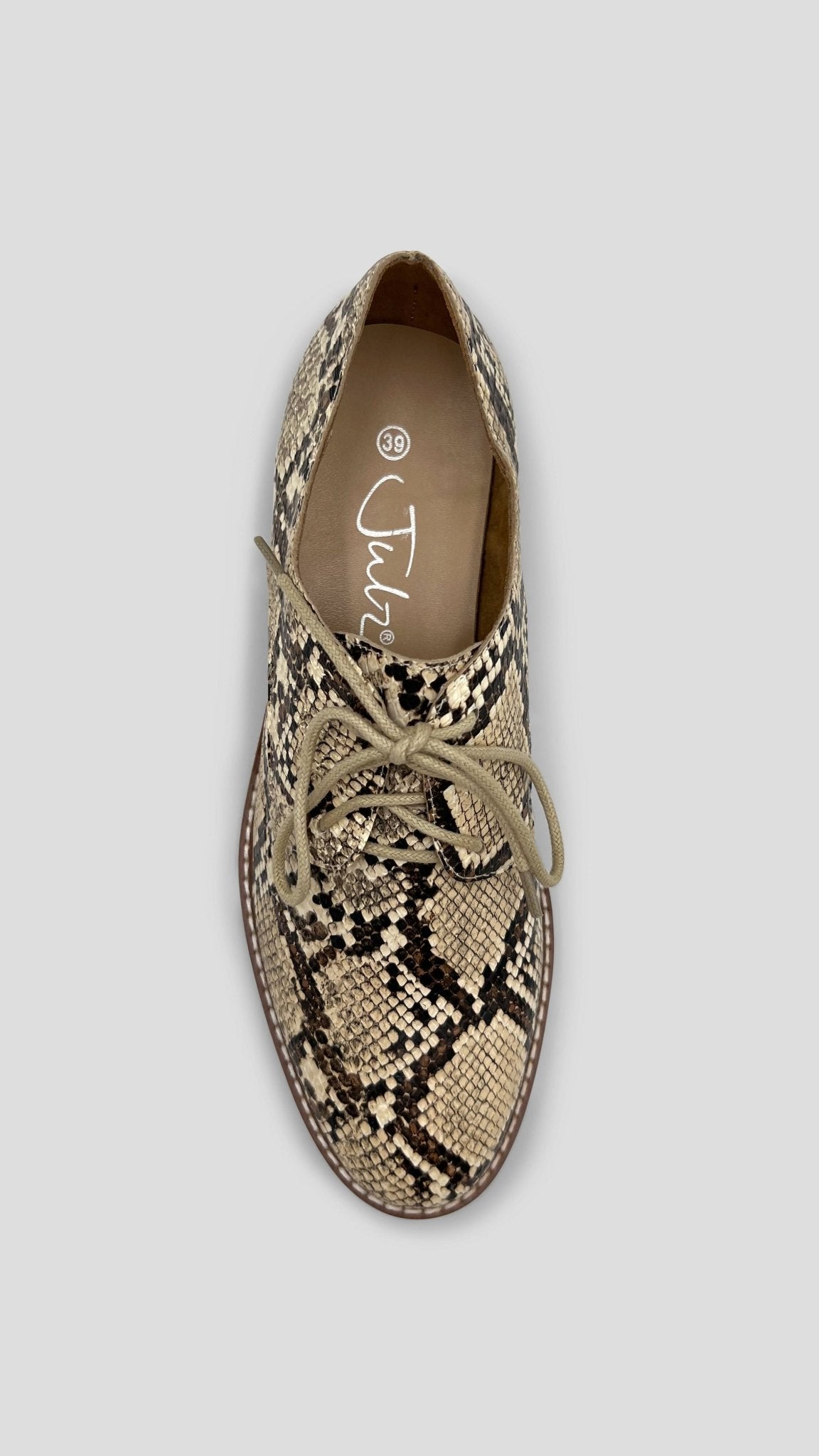 Julz Lionel Snake Heel - Snake Print - Shopzetu
