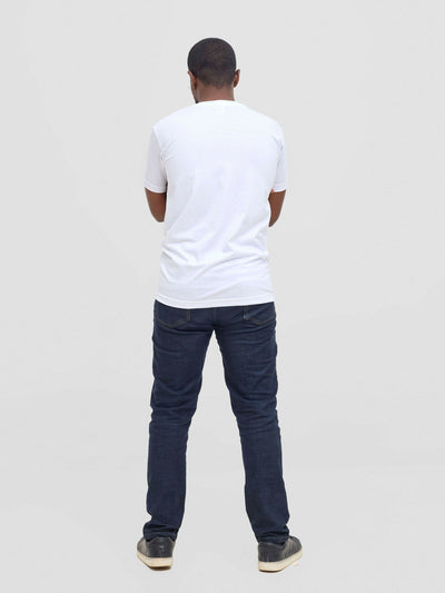 Tuli Africa Graphic T-Shirt - White - Shopzetu