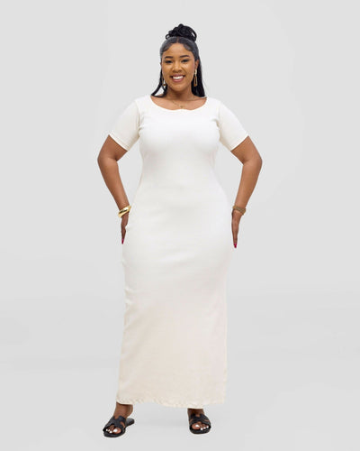 Kakiba Collections Louisa Dress - Nude - Shopzetu