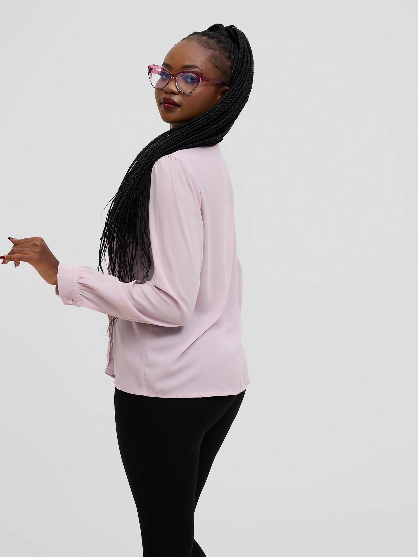 The Fashion Frenzy Blouse Top - Pink - Shopzetu