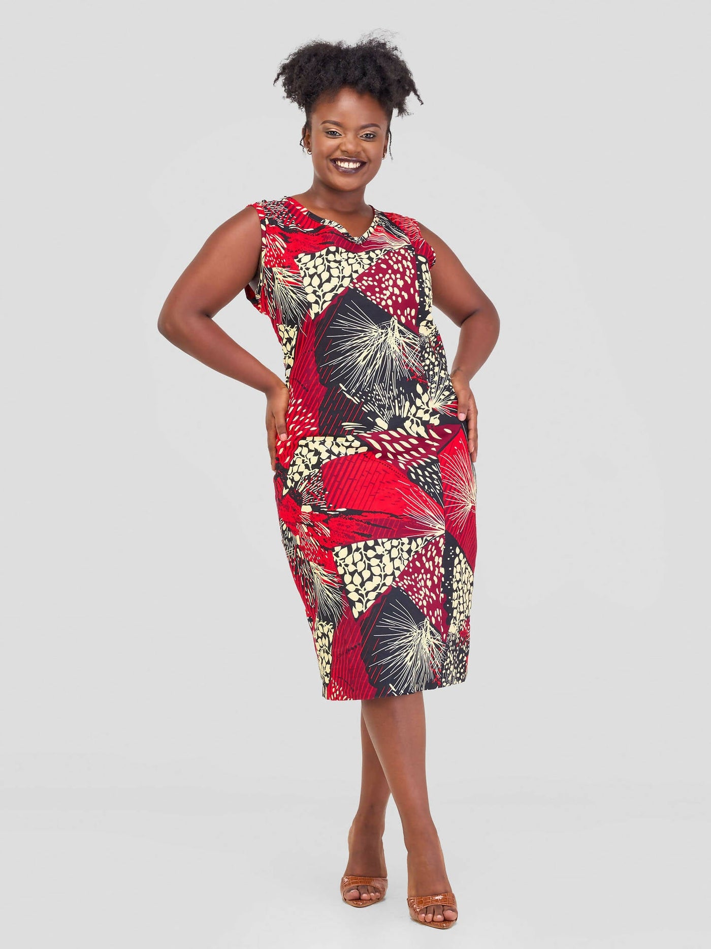 WCS Dewuor Cherry Dress - Red - Shopzetu
