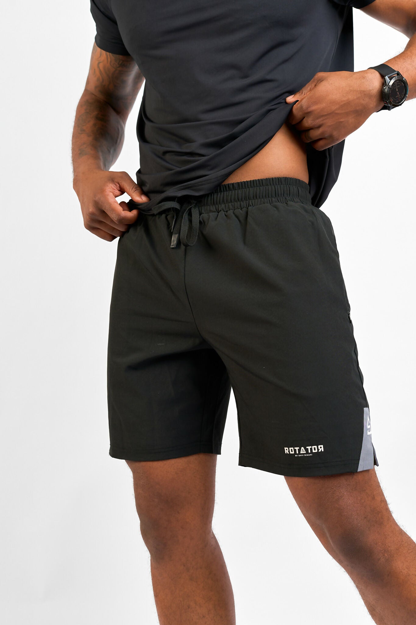 Rotator Active Wear Men's Short - Black - Shopzetu