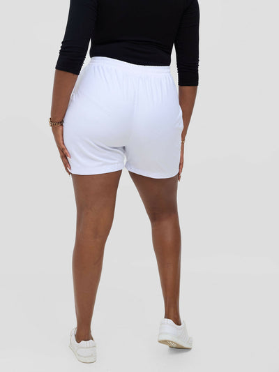 HOT Ruba Shorts - White - Shopzetu