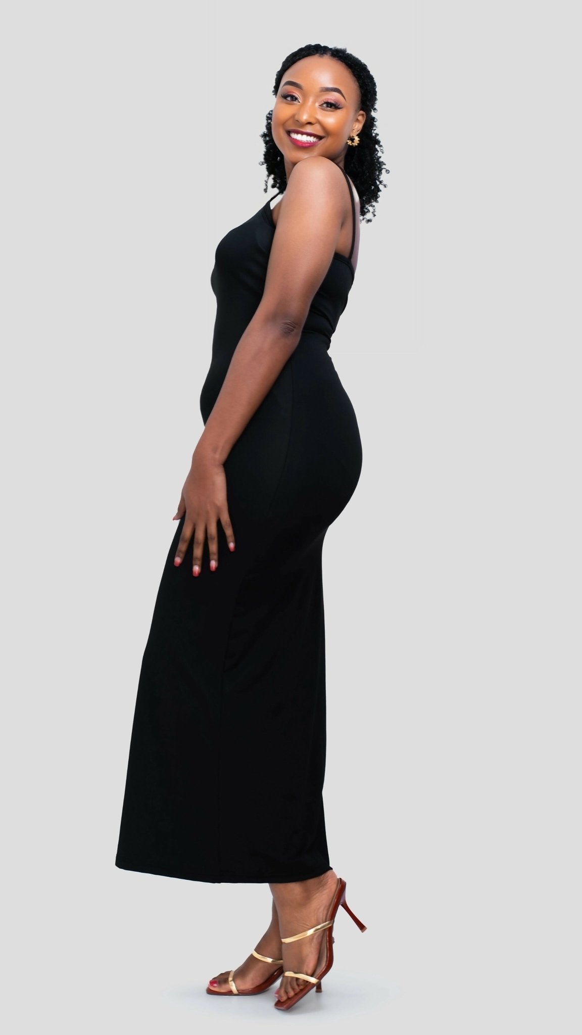 The Fashion Frenzy Luxe Bodycon - Black - Shopzetu