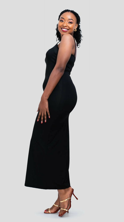 The Fashion Frenzy Luxe Bodycon - Black - Shopzetu