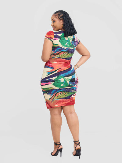 Prettygline Dat Chic Bodycon - Multicolored - Shopzetu