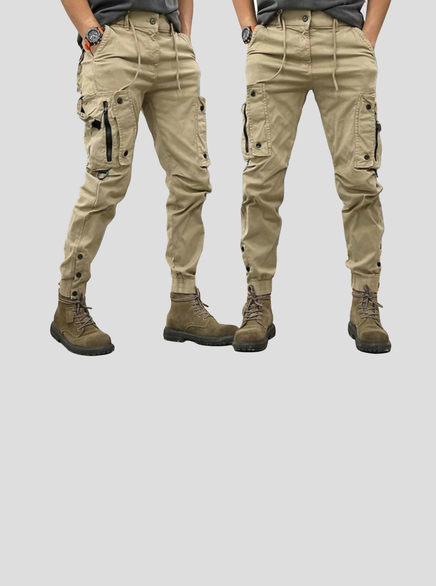 Stylish Brothers Outdoor Tactical Pant - Beige - Shopzetu